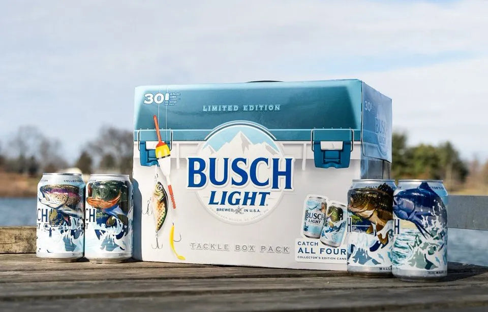 Busch Light Fishing Can Designs & Marketing Campaign (2023) – Beer
