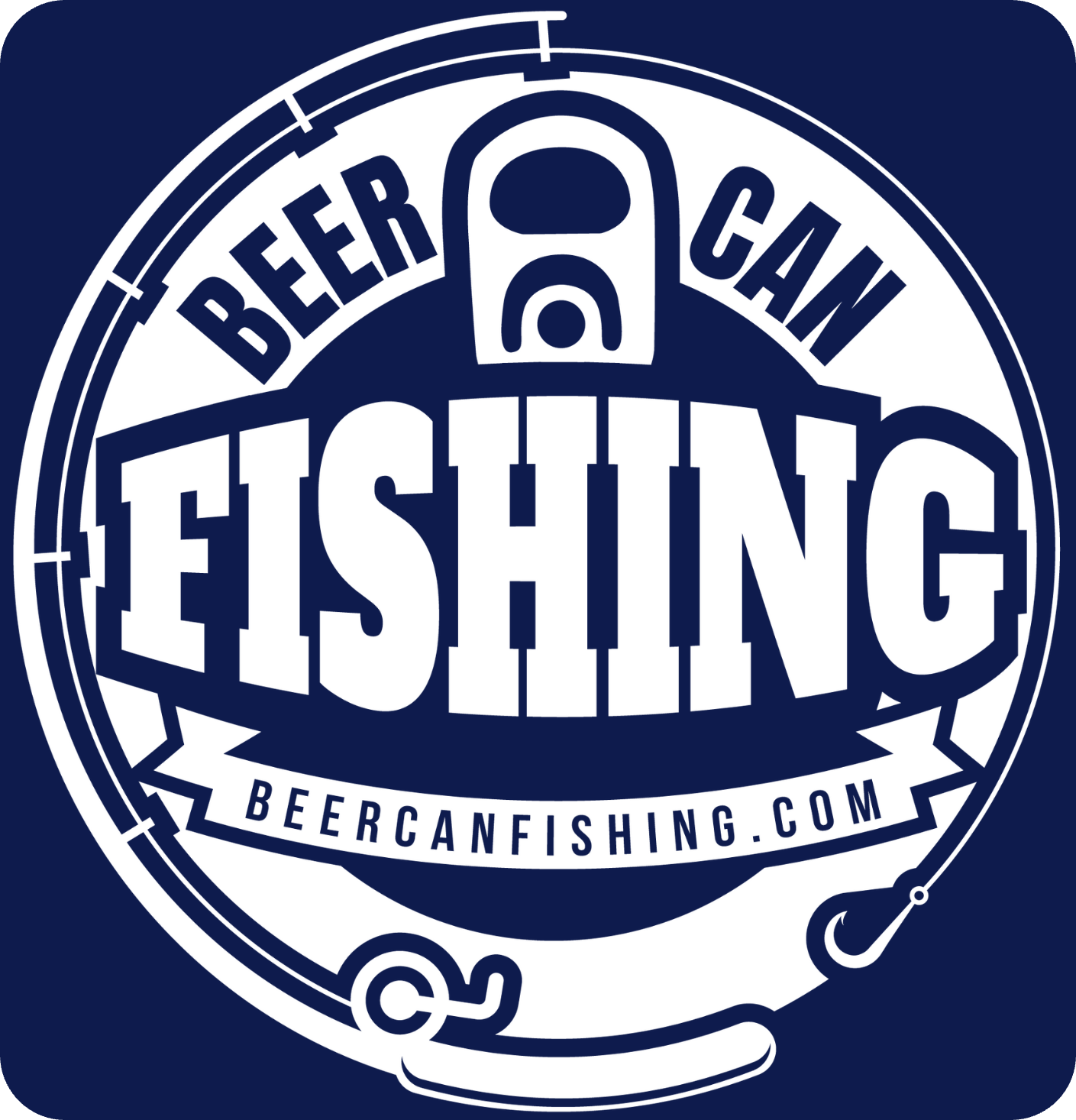 6 Pack) Sober Skipper Lids - Beer Can Fishing Drinking Game