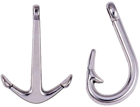 Beer can fishing hooks
